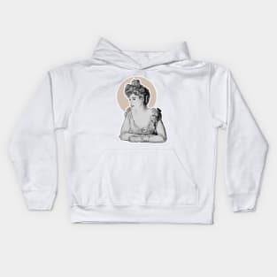 expressive girl Kids Hoodie